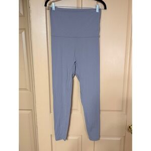 Vitality Cloud II Leggings Gray Blue‎ High Rise Athletic Yoga Pants Medium
